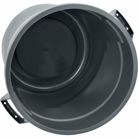 Global Industrial Round Gray, Plastic 240458GY